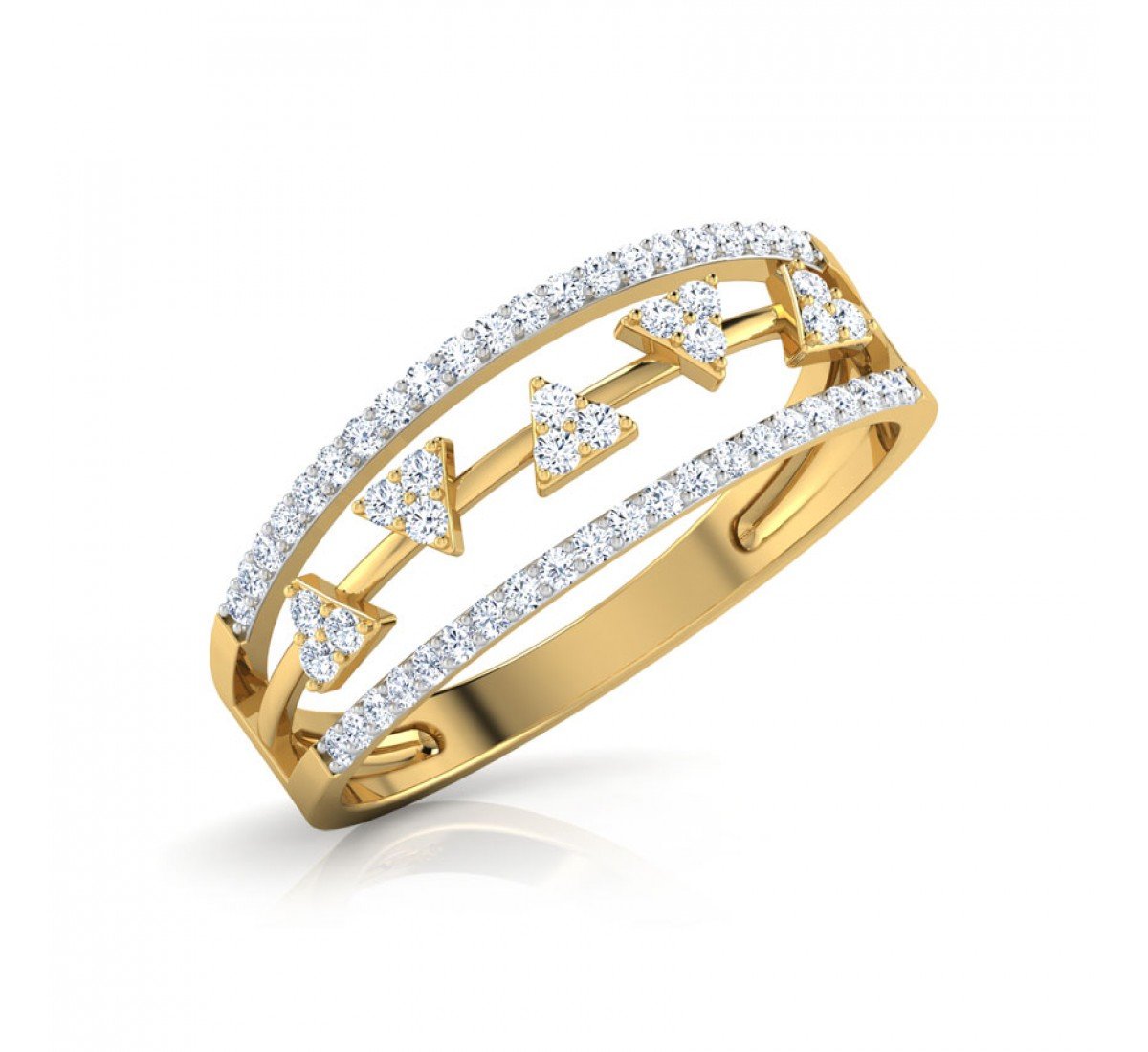Radiance Wispy Diamond Ring