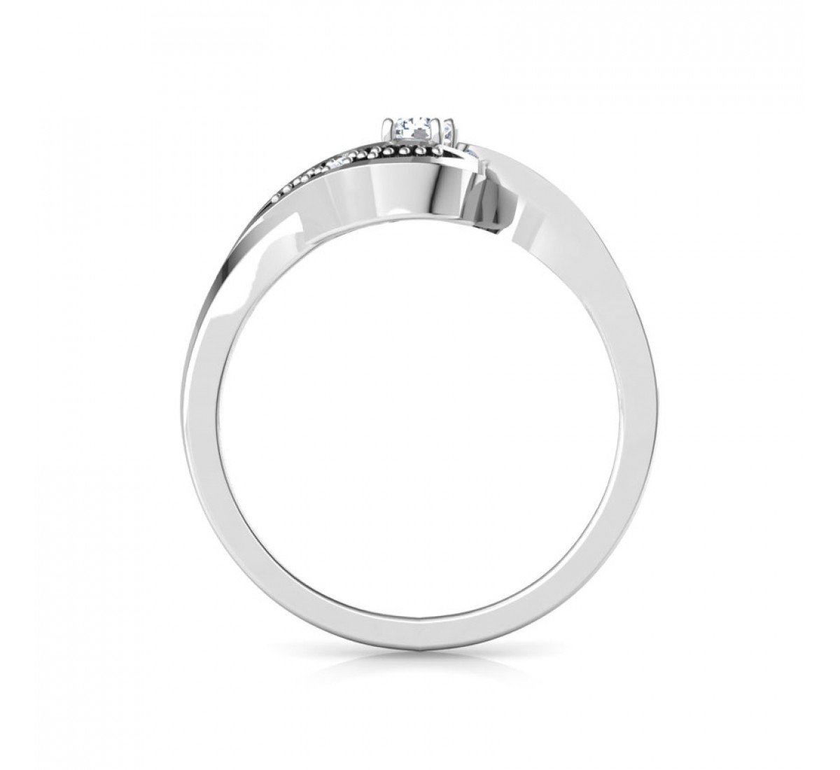 Tenebrous Jeweled Diamond Ring