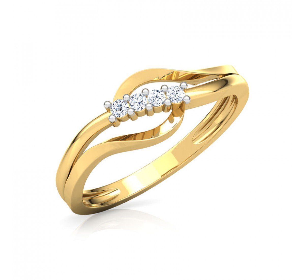 Aura Paisley Diamond Ring