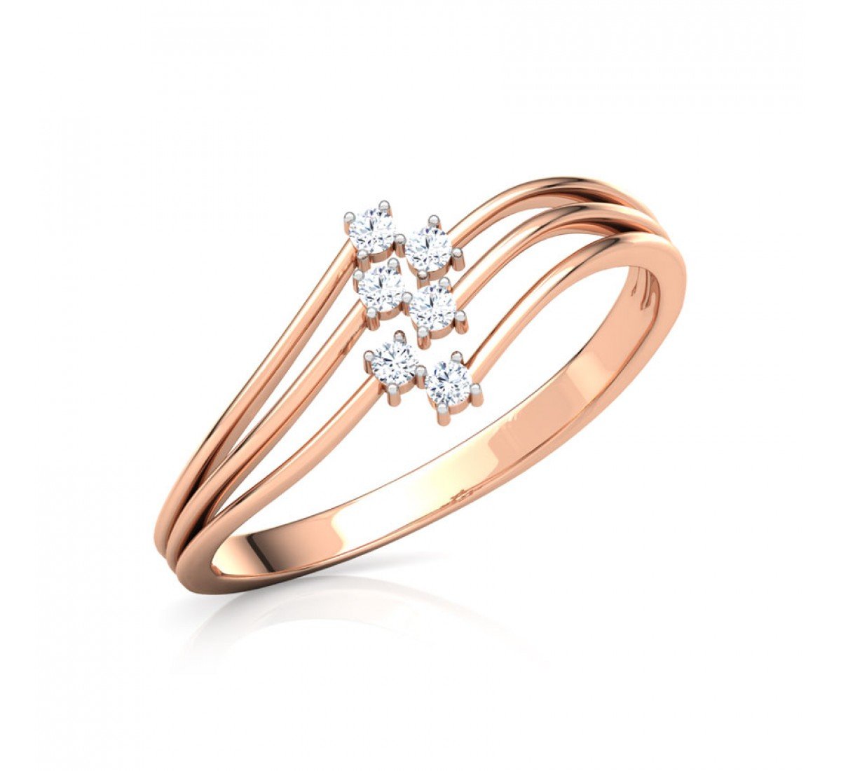 Sasha Whirl Lumina Diamond Ring