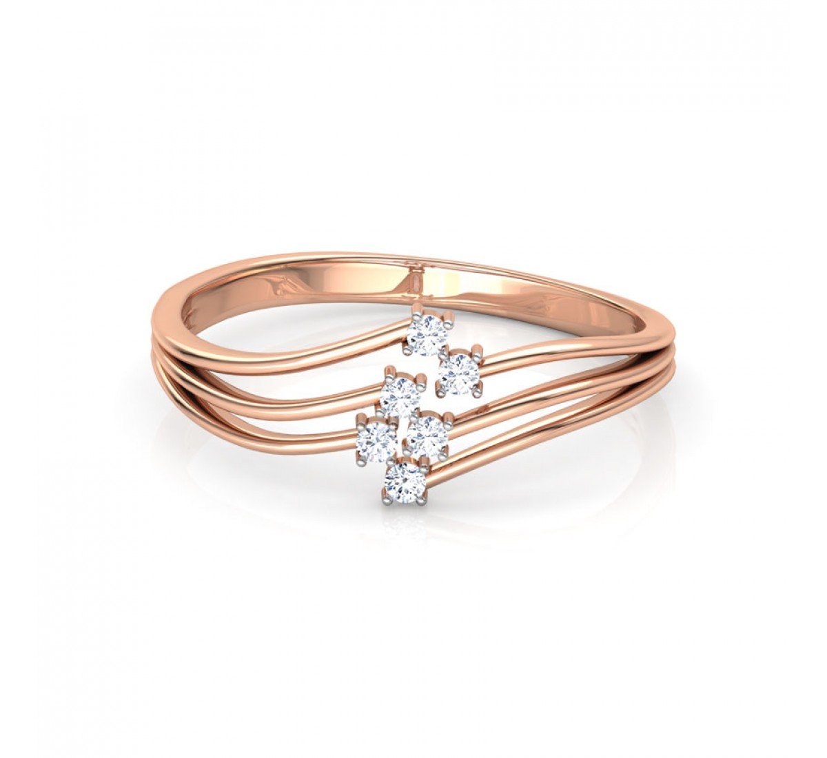 Sasha Whirl Lumina Diamond Ring