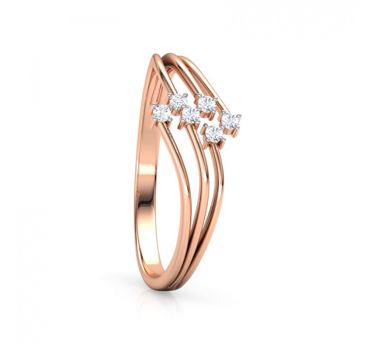 Sasha Whirl Lumina Diamond Ring