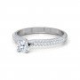 Aurorium Solitaire Diamond Ring