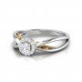 Garland Spiral Solitaire Diamond Ring