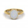 Radiant Texture Diamond Ring