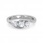 Arc Resonate Diamond Ring