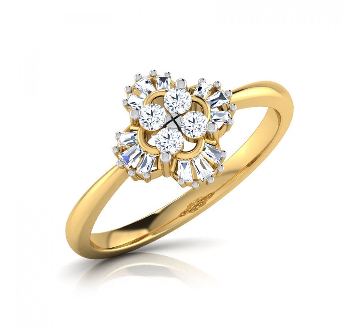 Manela Begonia Diamond Ring