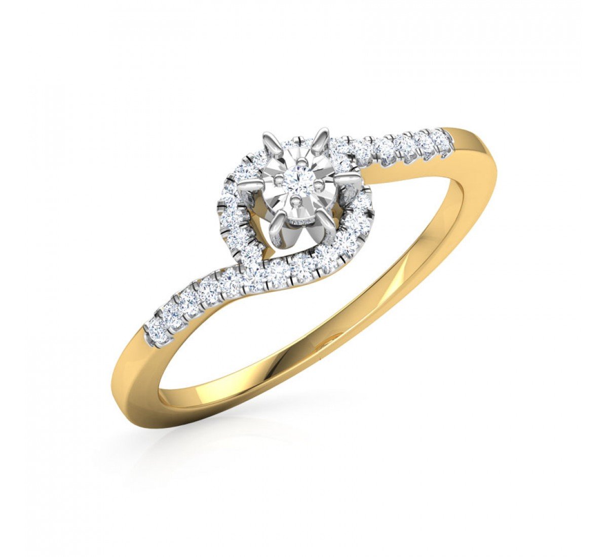 Imperial Twist Diamond Ring