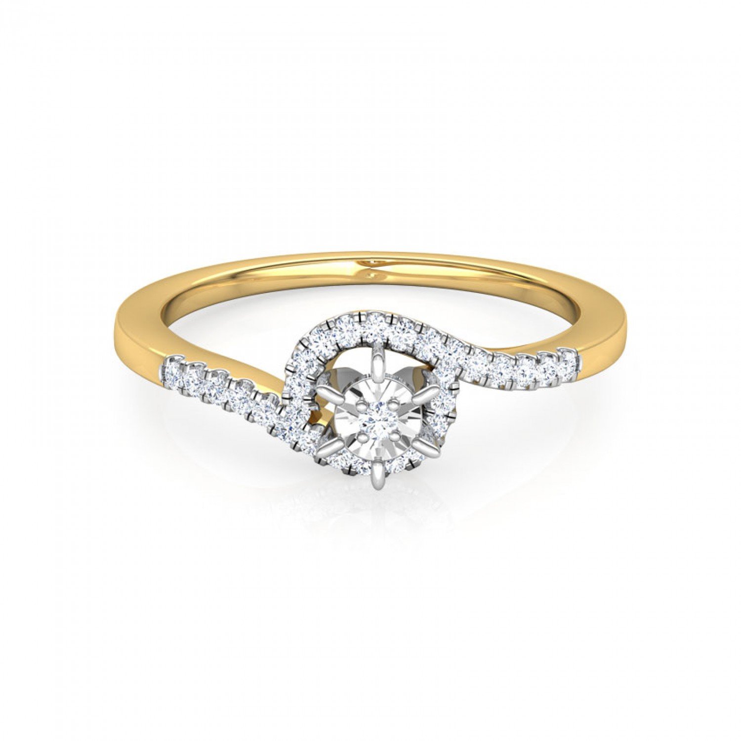 Imperial Twist Diamond Ring