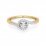 Imperial Twist Diamond Ring