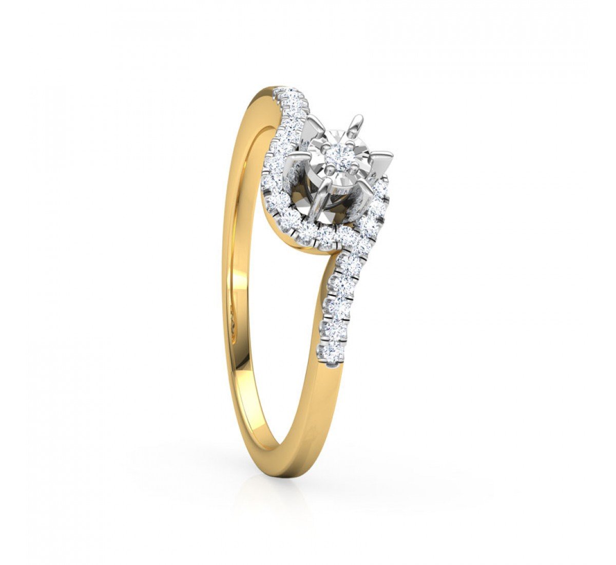 Imperial Twist Diamond Ring