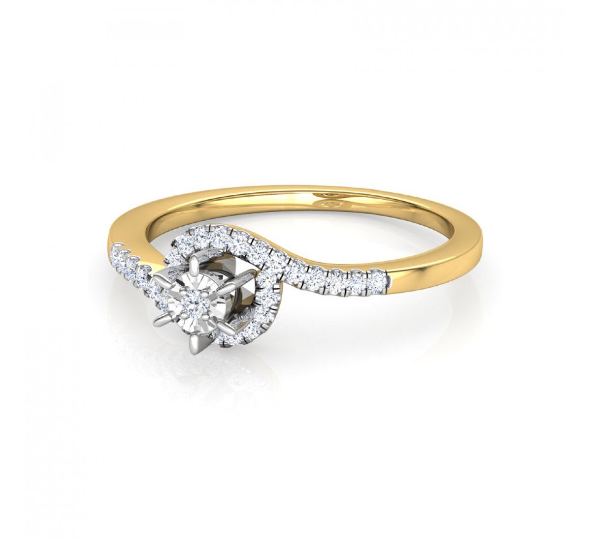 Imperial Twist Diamond Ring