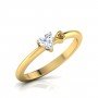 Corazon Solitaire Diamond Ring