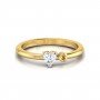 Corazon Solitaire Diamond Ring