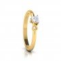 Corazon Solitaire Diamond Ring