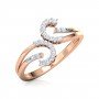 Stefanie Theodara Tone Diamond Ring