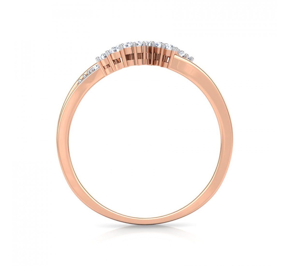 Stefanie Theodara Tone Diamond Ring