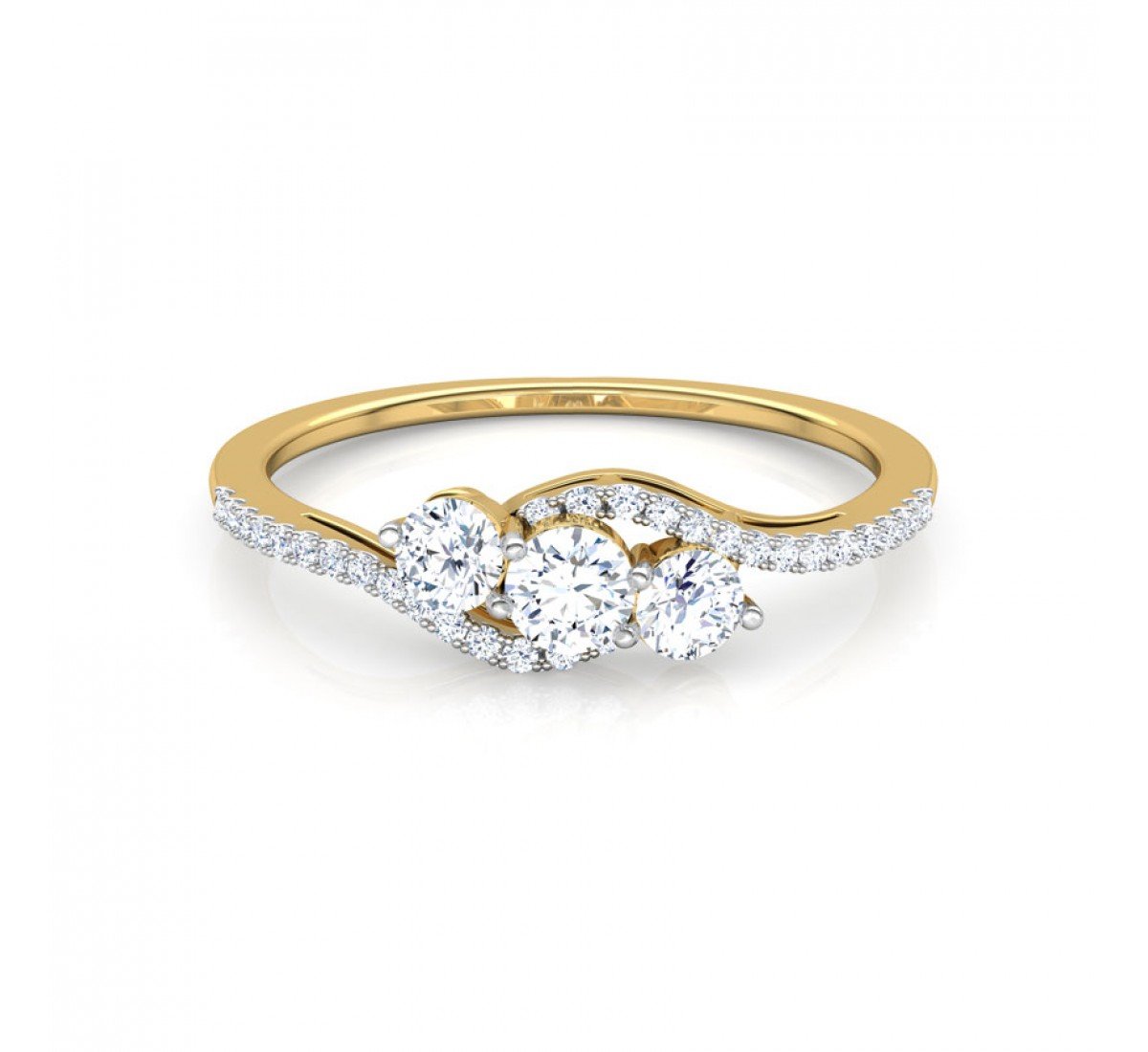 Aquarelle Solitaire Diamond Ring