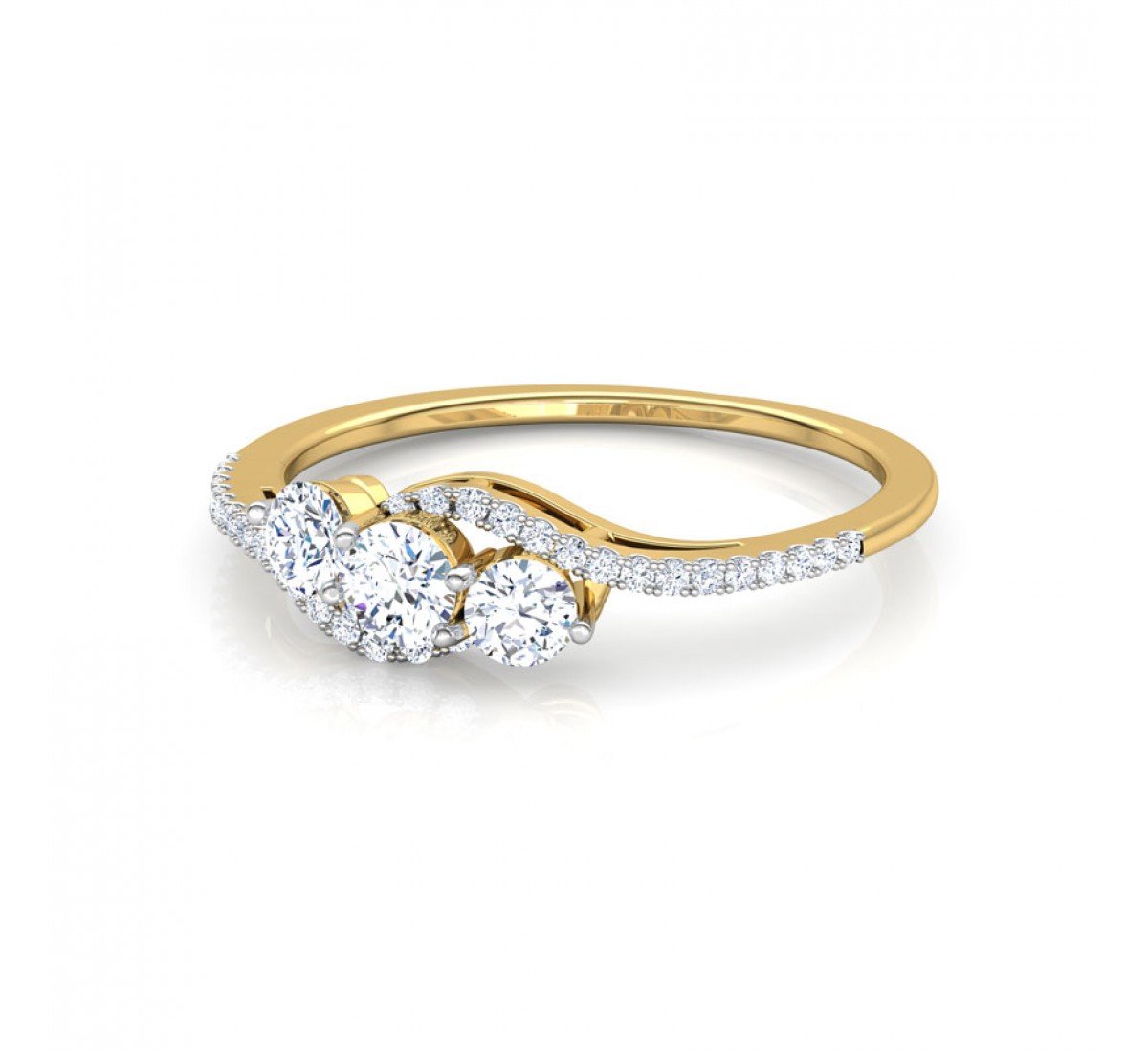 Aquarelle Solitaire Diamond Ring