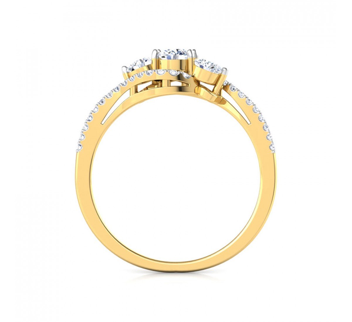 Aquarelle Solitaire Diamond Ring