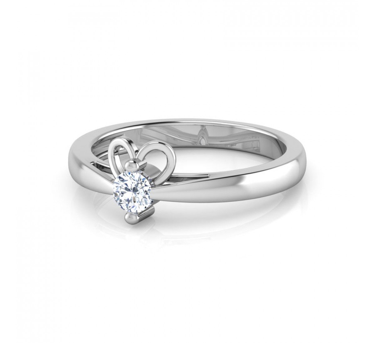 Heartfelt Embrace Diamond Ring