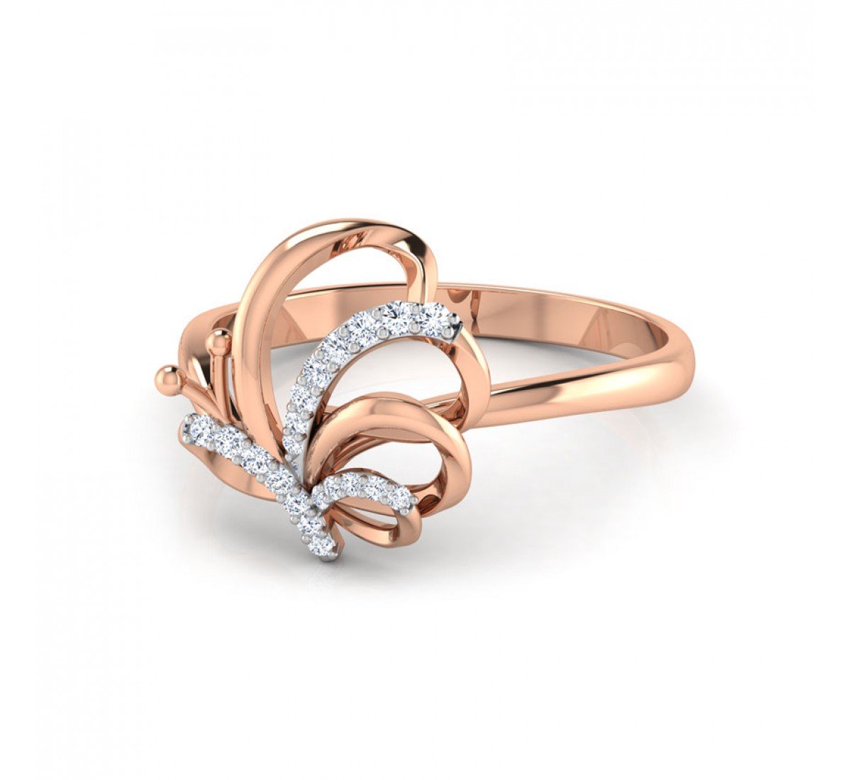 Pave Aberdine Diamond Ring