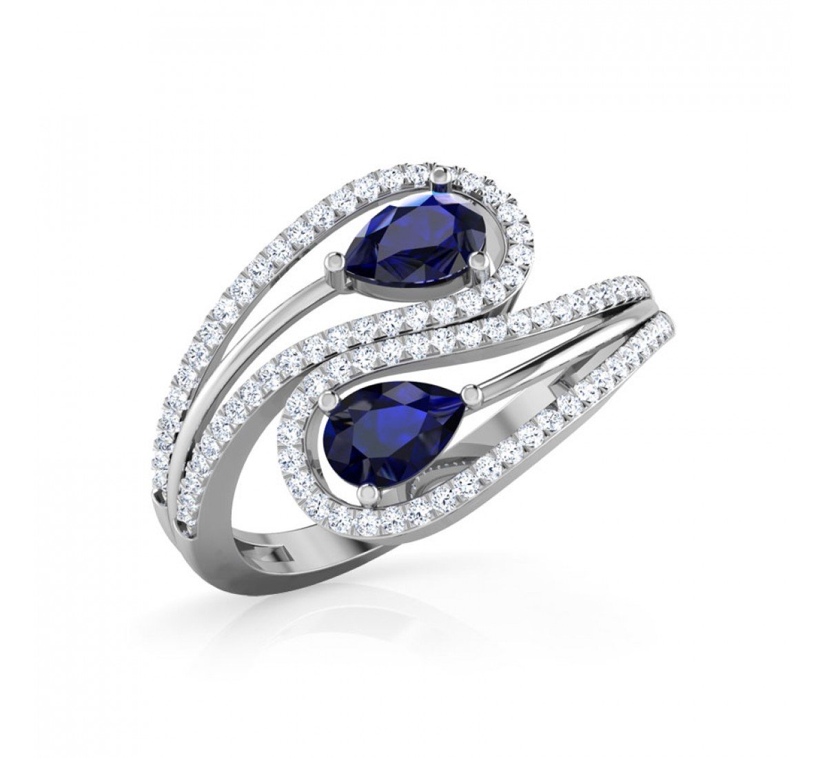 Swan Grace Diamond Ring