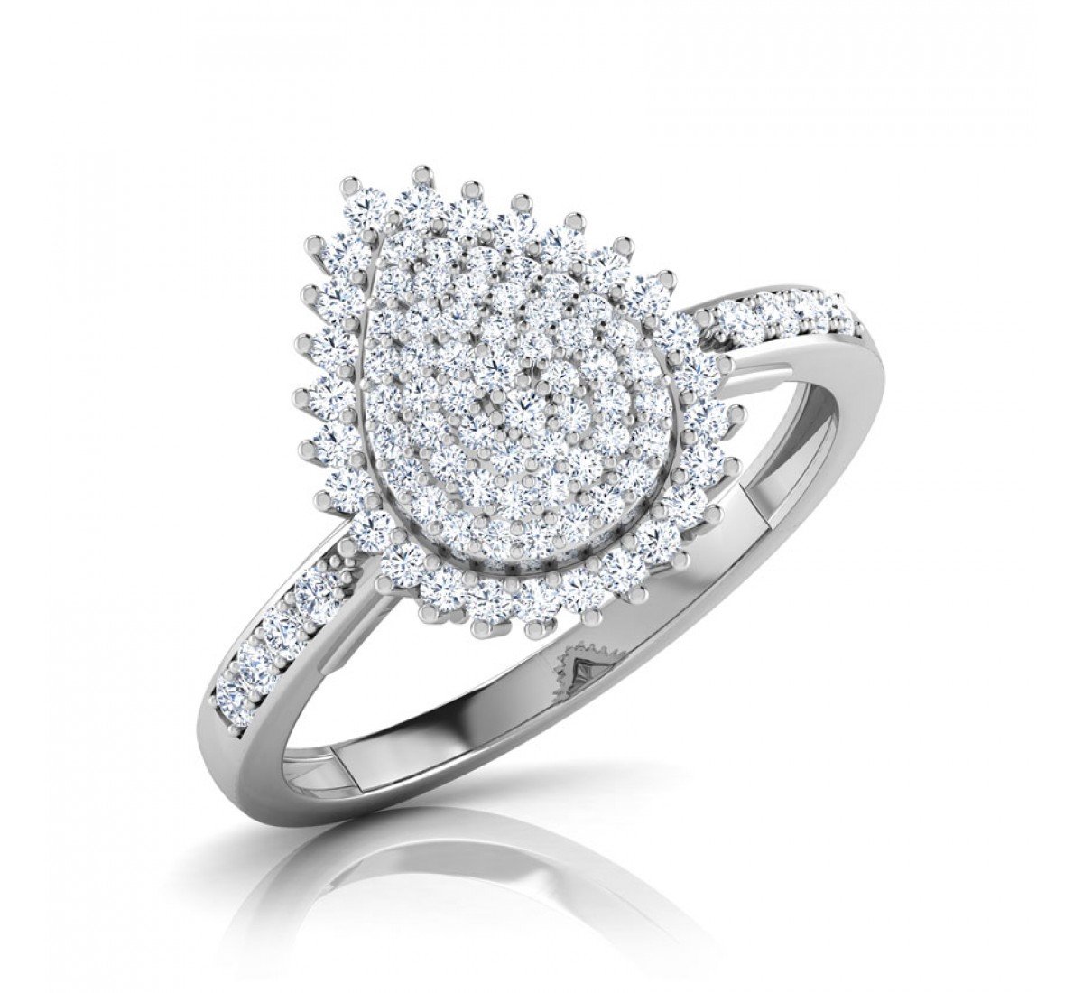 Majestic Pear Radiance Diamond Ring