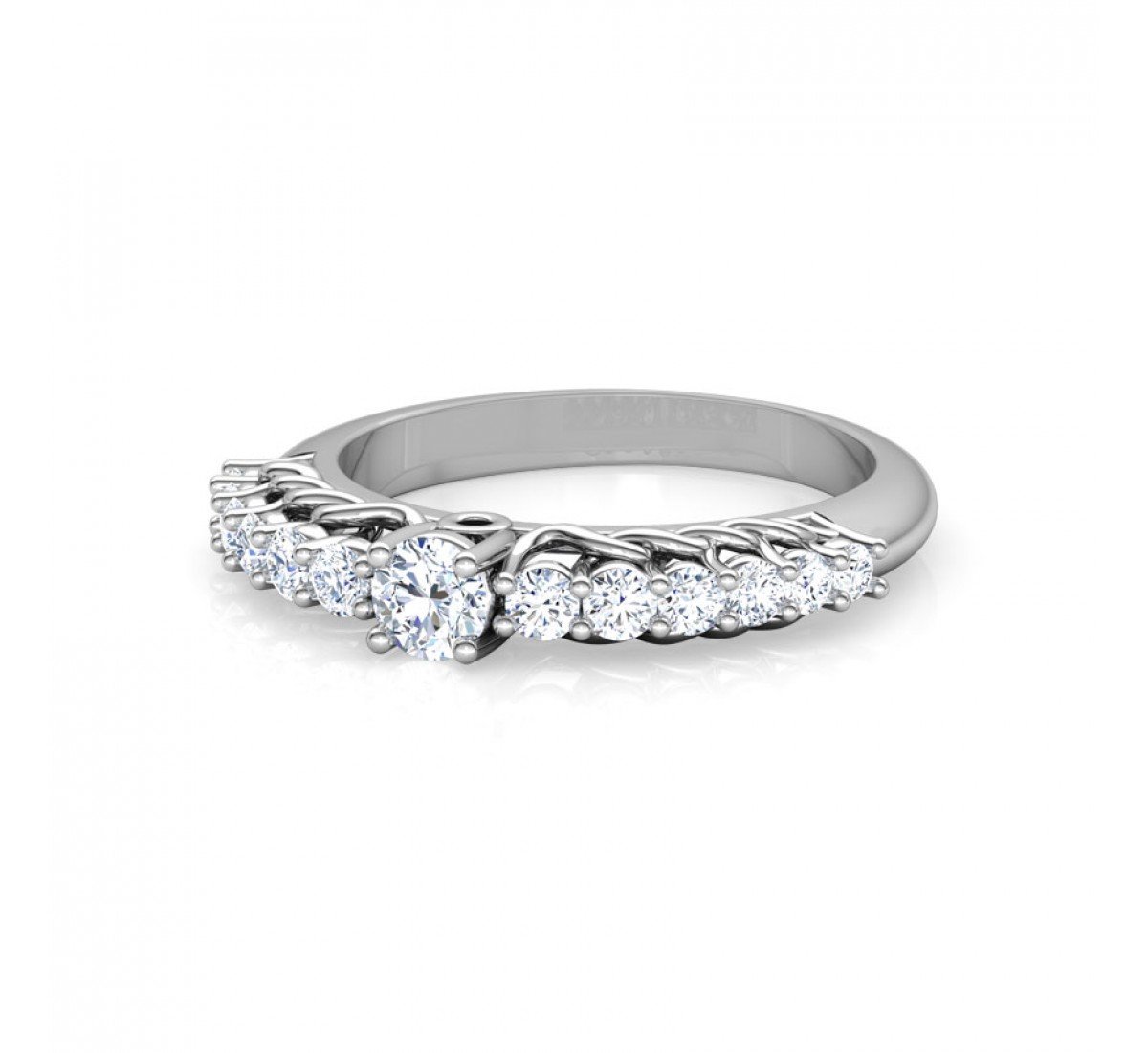 Starlight Solitaire Diamond Ring