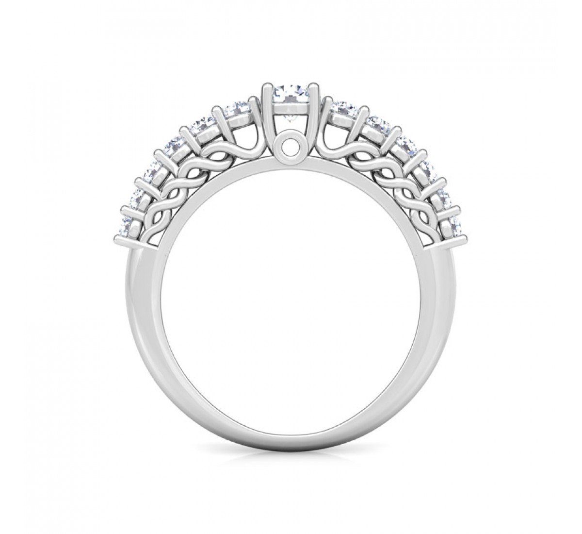 Starlight Solitaire Diamond Ring