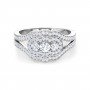 Graca Arching Solitaire Diamond Ring