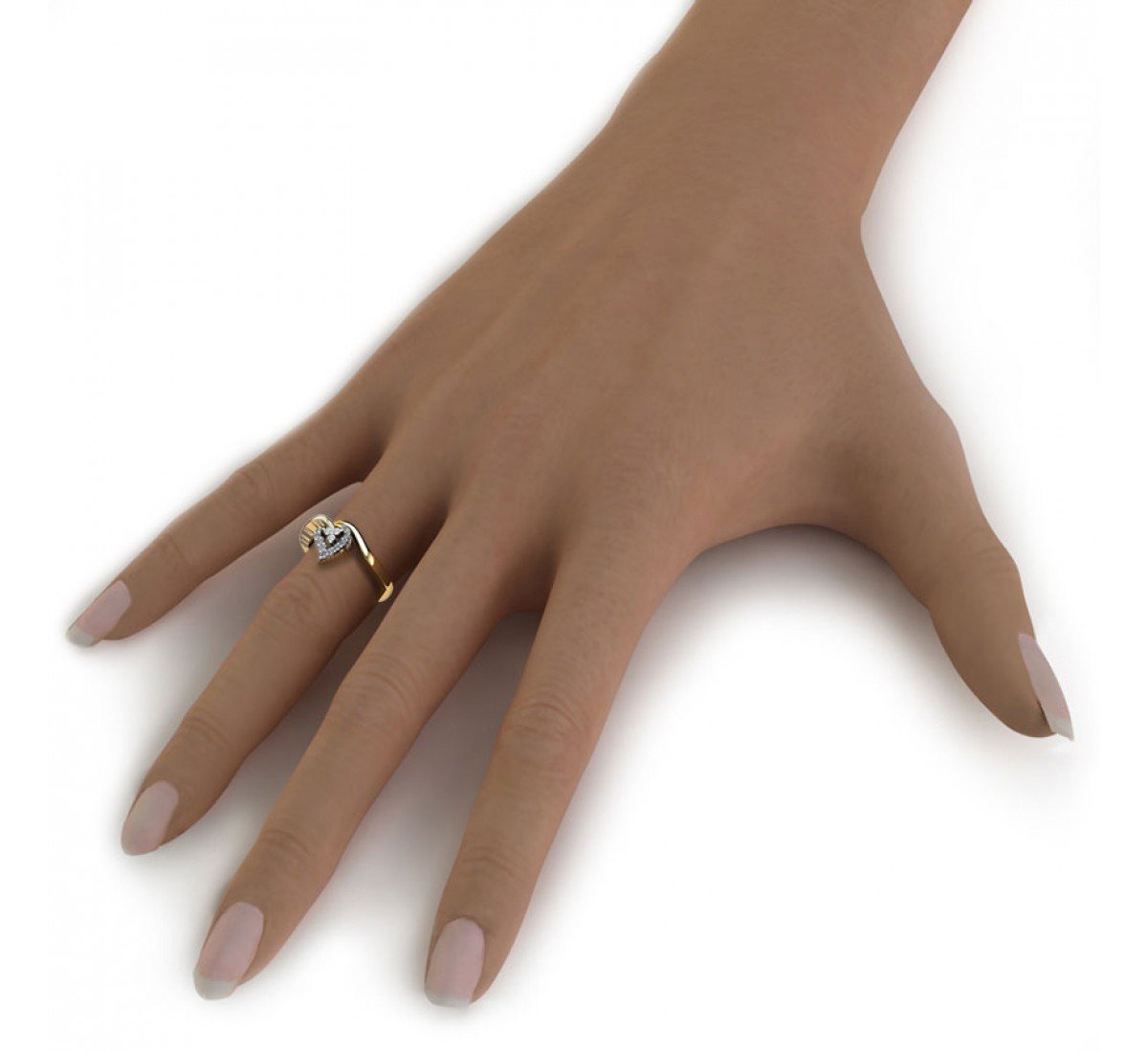 Crowned Brilliance Diamond Ring