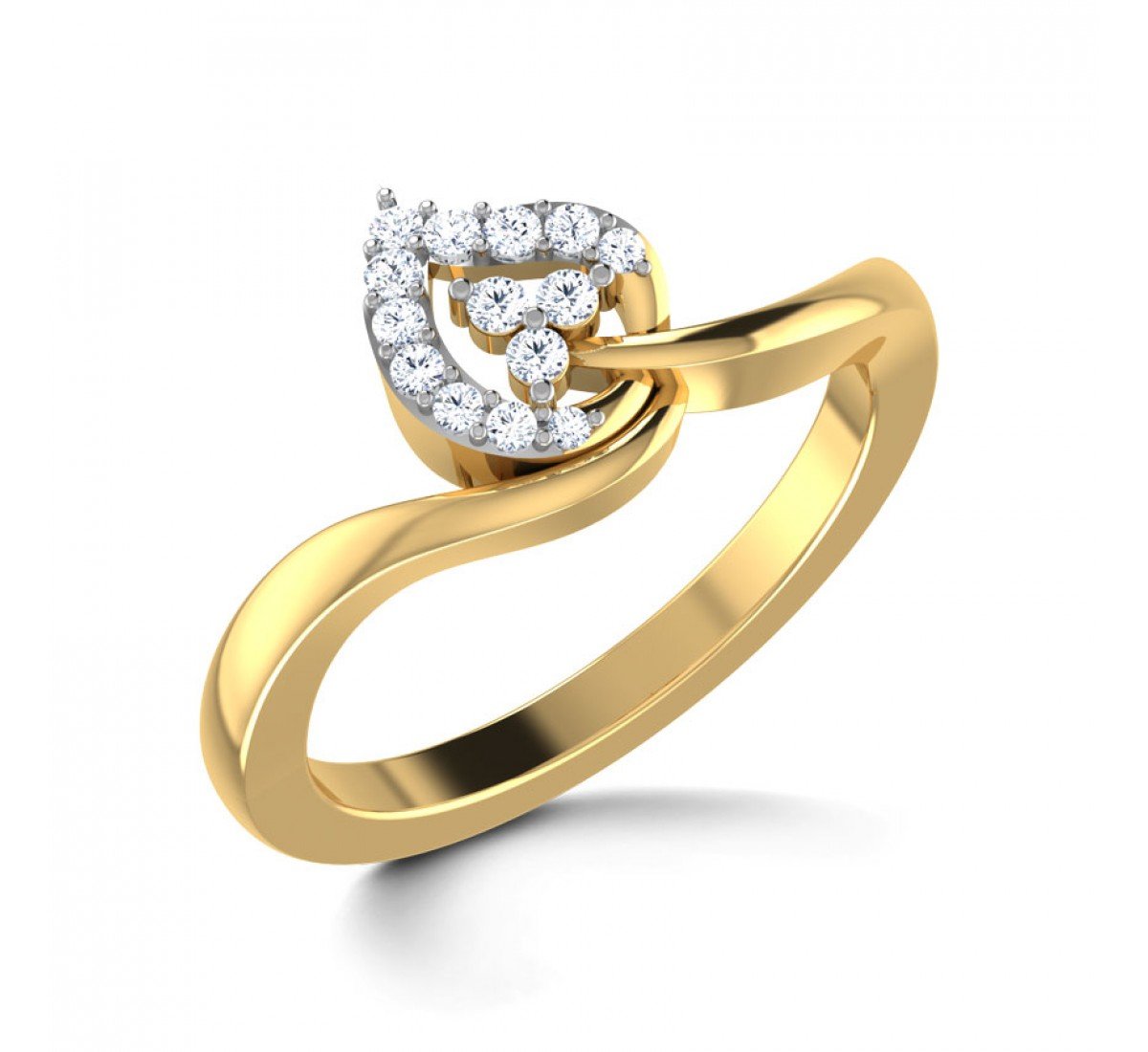 Crowned Brilliance Diamond Ring