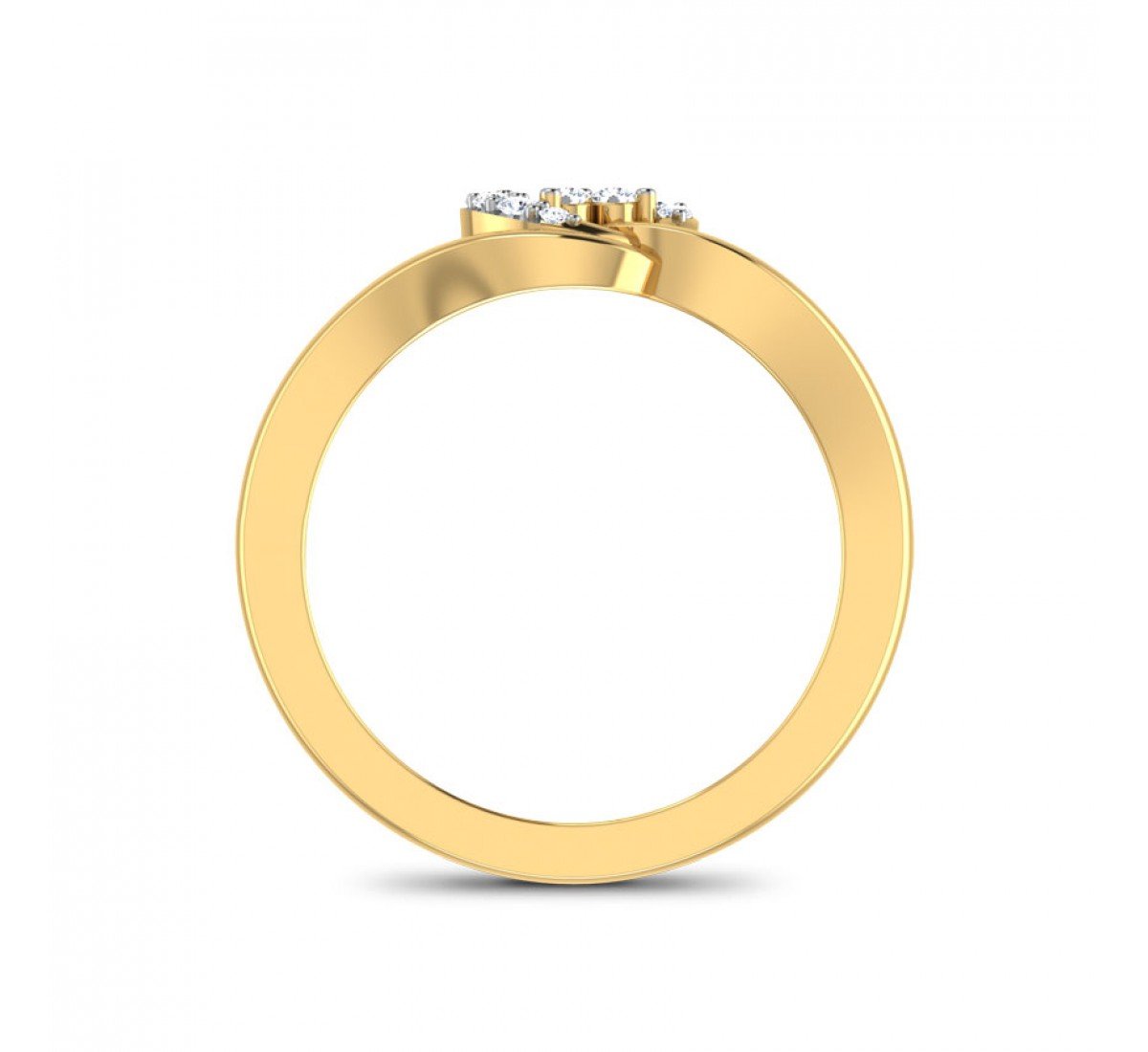 Crowned Brilliance Diamond Ring