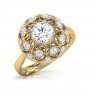Taj Morpankh Solitaire Diamond Ring