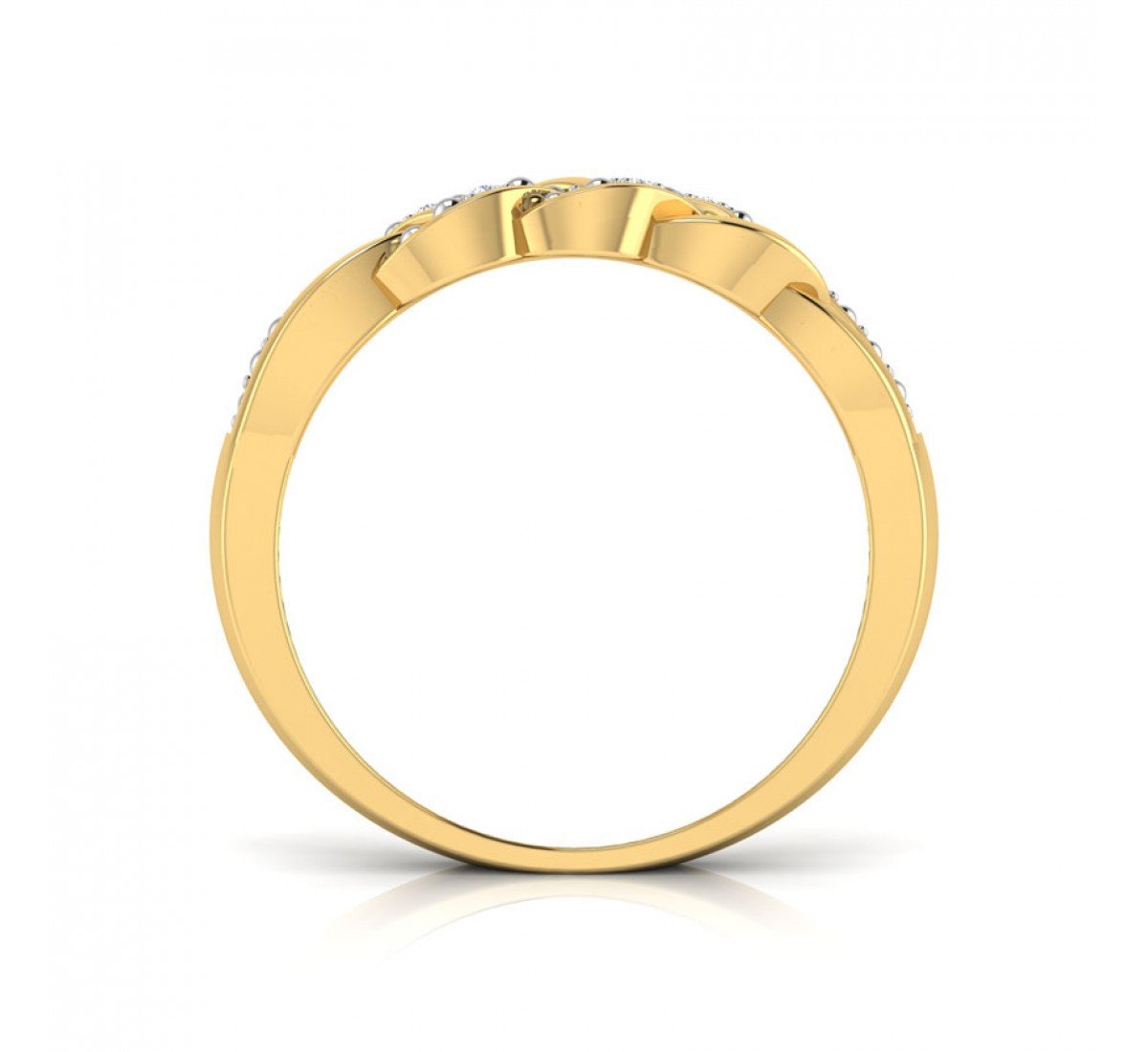 Intertwined Symphony Diamond Band