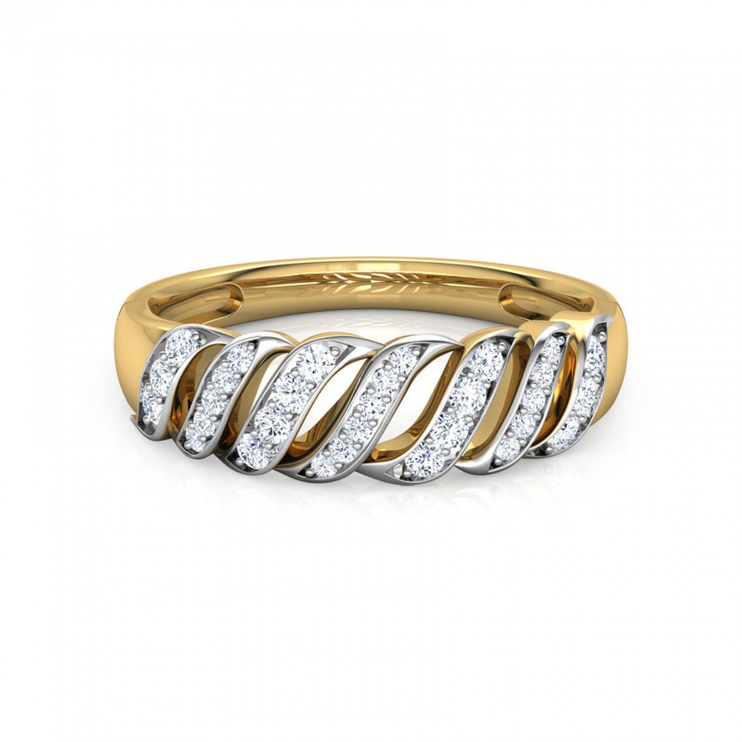 Azurean Coil Diamond Band
