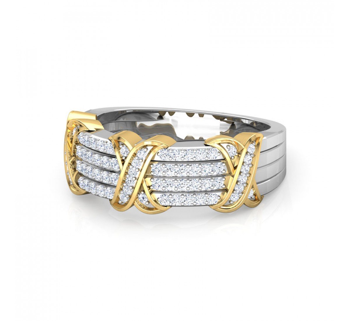 Leafy Splendor Diamond Band