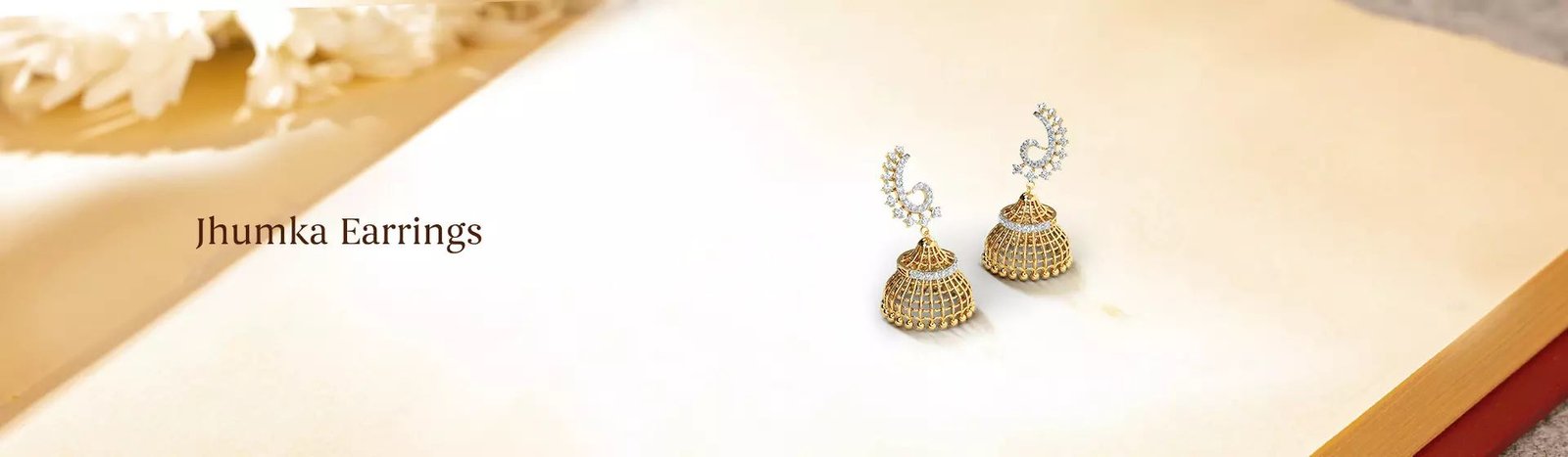 Diamond Jhumka Earrings